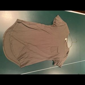 Feather brand green shirt